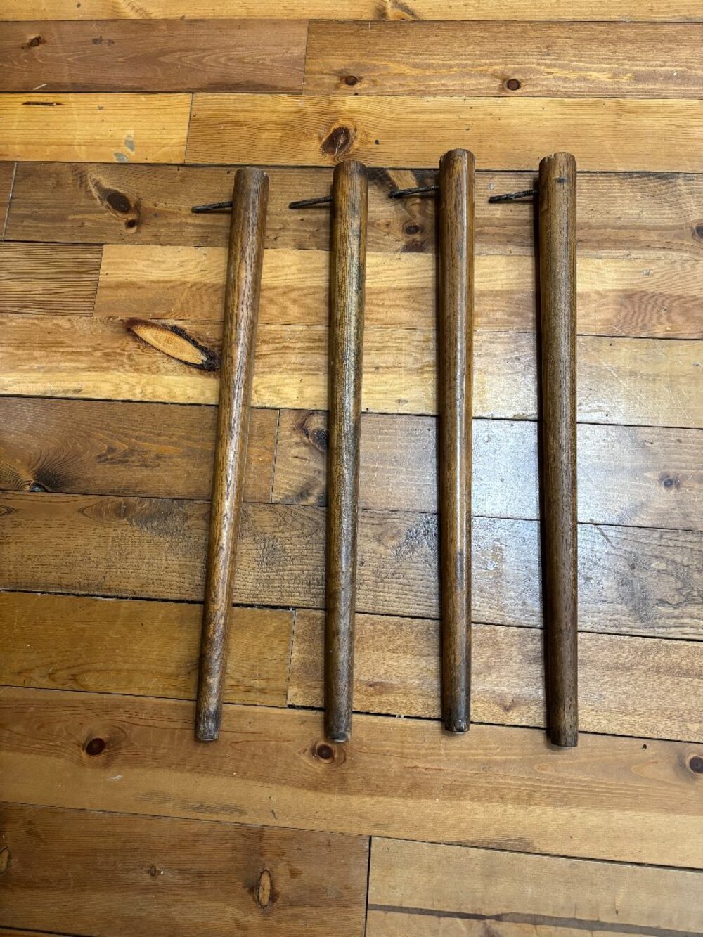 Mid-Century Walnut Table Legs